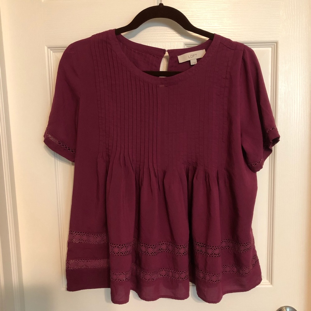 Ann Taylor LOFT Short sleeve blouse